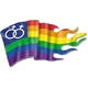 סטיקר דגל גאווה הומואים